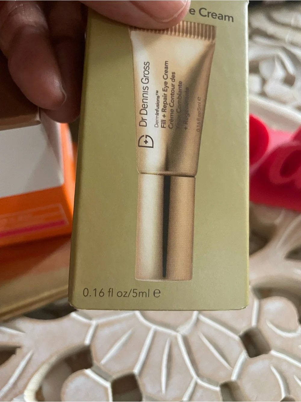 NIB-Self-Tanner for Face & DermInfusions Fill + Repair Eye Cream